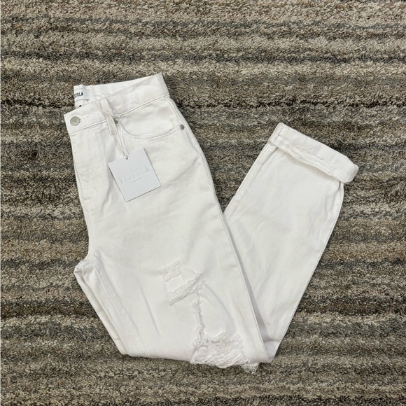 Pistola Presley High Rise Relaxed Roller Jeans Sz 25 NWT | Pistola Relaxed Jean* - Picture 13 of 15